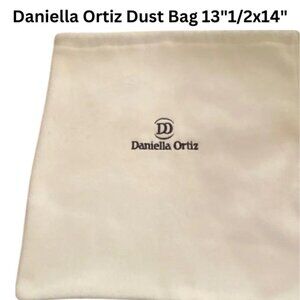 Daniella Ortiz Dust Bag Thick Flannel Storage Adjustable Drawstrings 13"1/2x14"